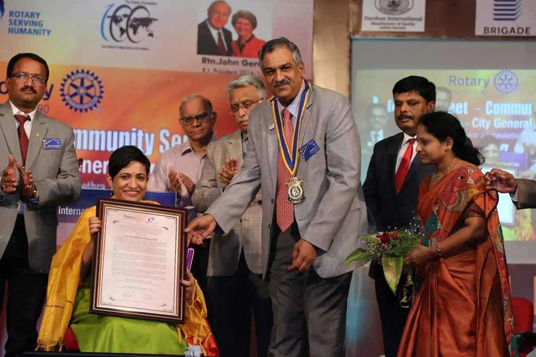 Rotary Community Service Award presentation, 2018