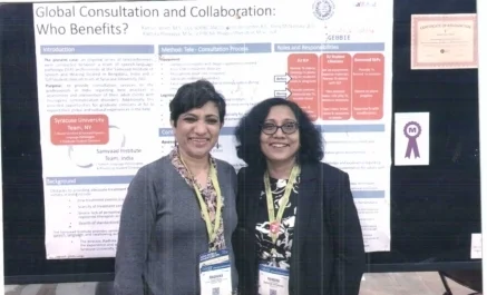 American Speech & Hearing Association Conference — with mentor