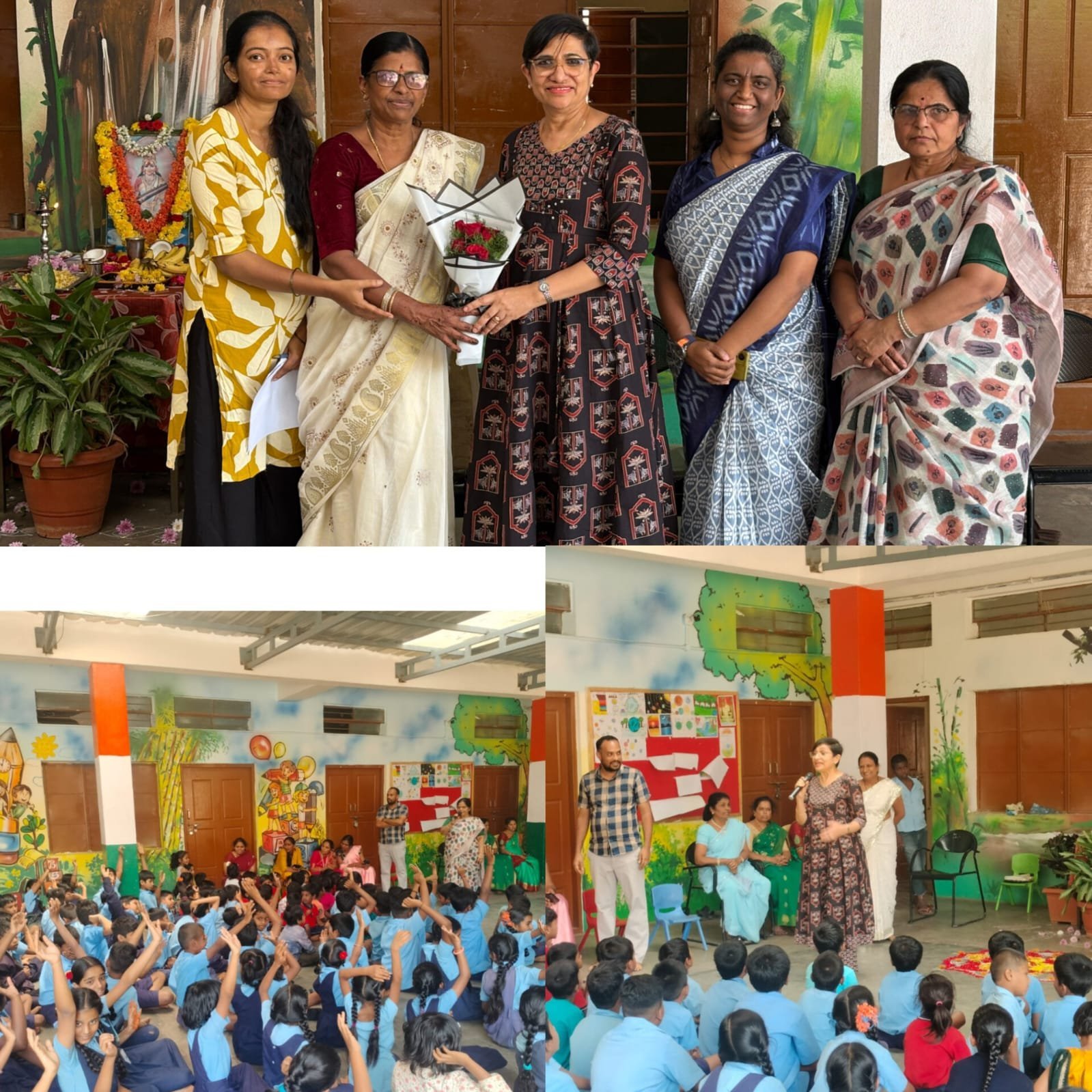 A Thanks giving session was held at Government School, Hebbal on 13th March 2026 to honour Samvaad…
