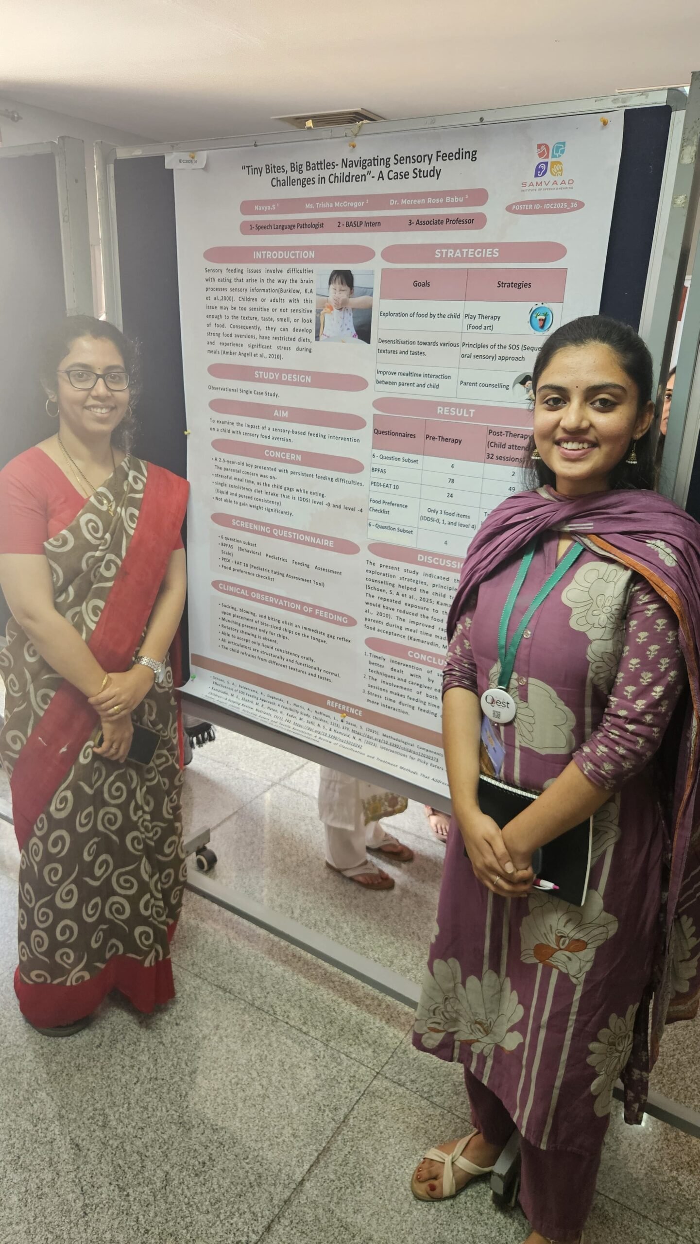 Ms. Navya presented poster presentation at International Dysphagia Conclave, Topic was ” Navigating…
