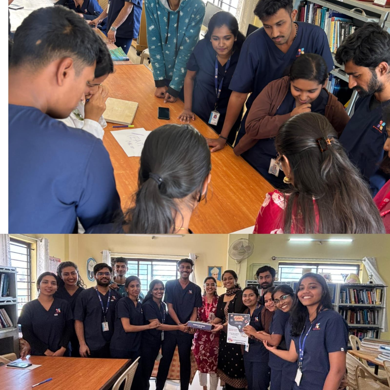 Samvaad Institute – Speech Department staff conducted a library fest for M.Sc SLP the students…